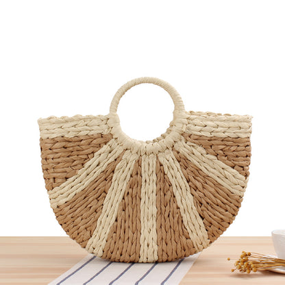 Women's Straw Summer Beach Tote