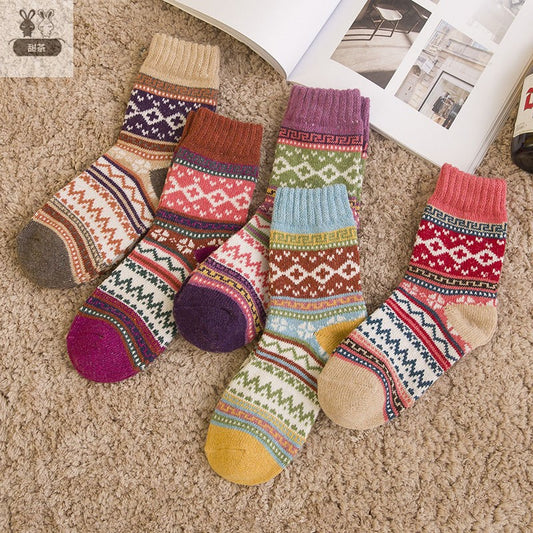 Women's Winter Thick Socks (5 Pairs)