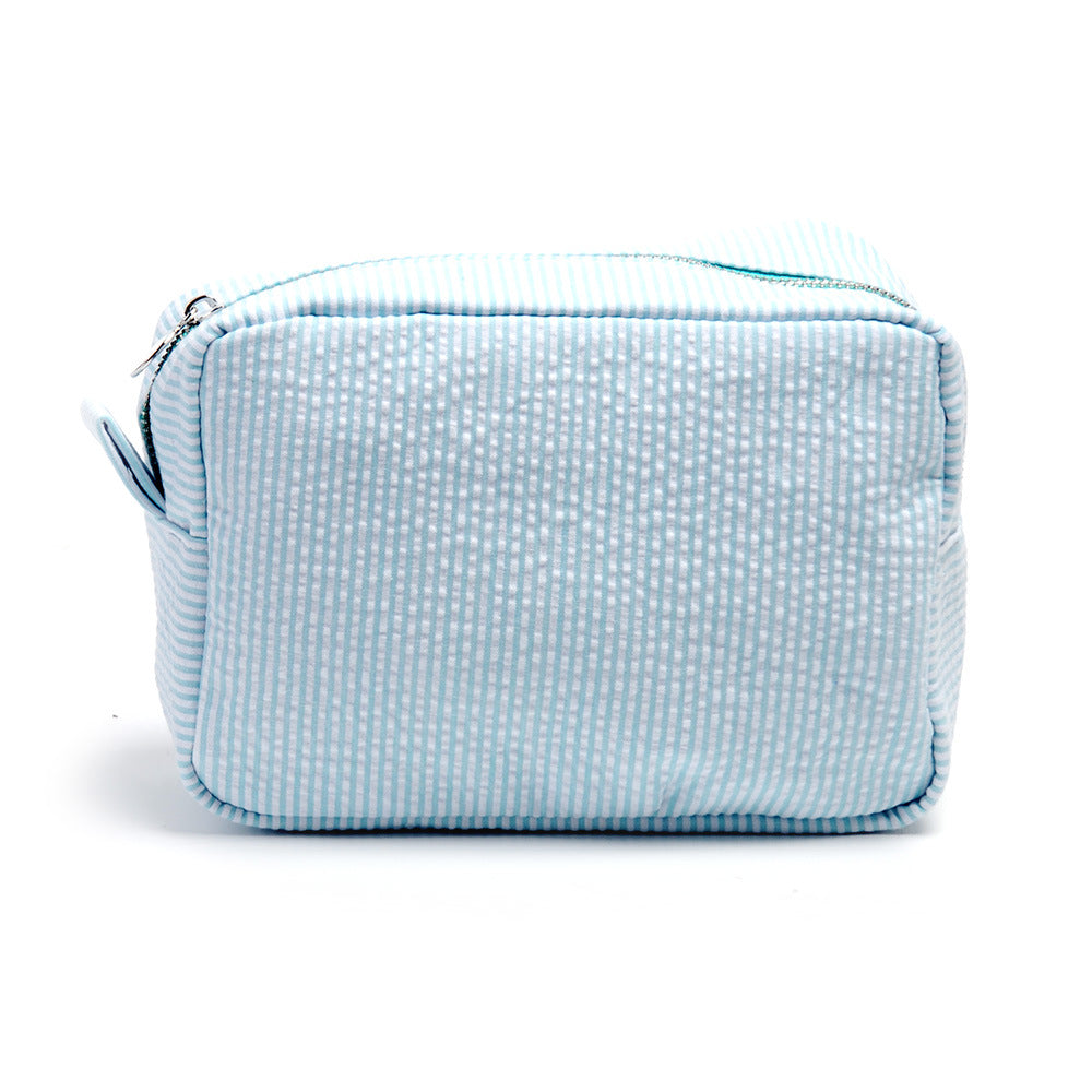 Seersucker Cosmetic Bag