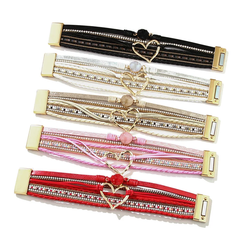 Heart Bracelet Stack