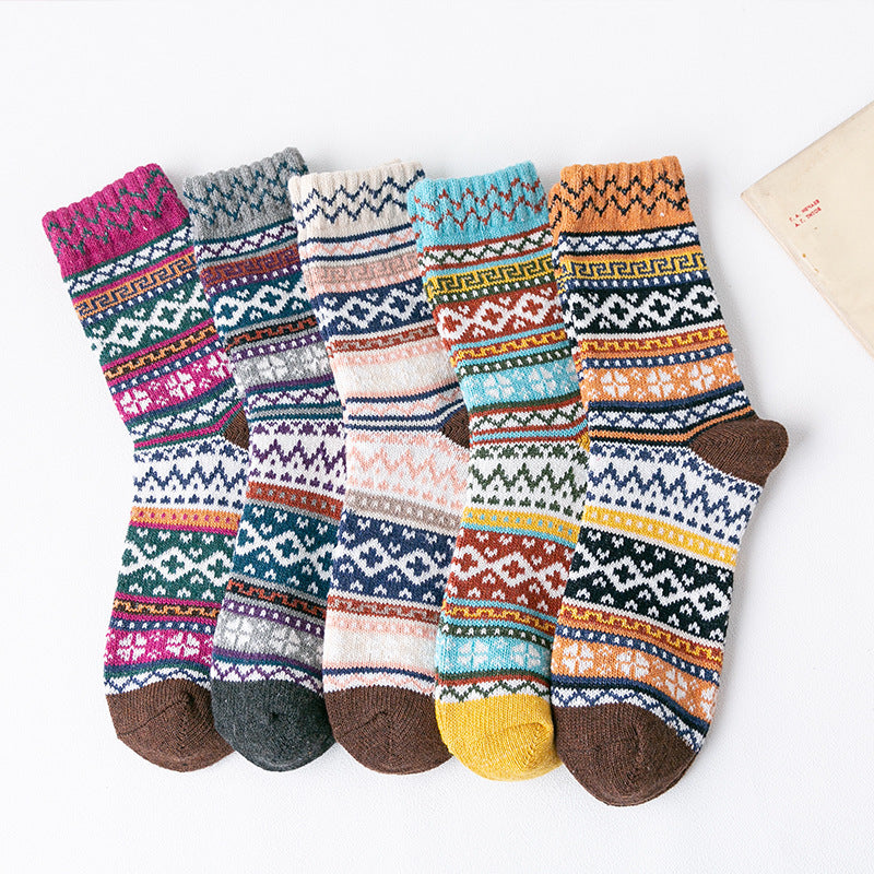 Women's Winter Thick Socks (5 Pairs)