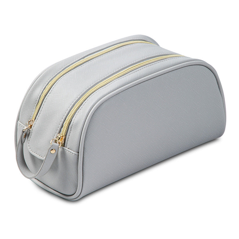 Portable Travel Cosmetic Bag Double Zipper