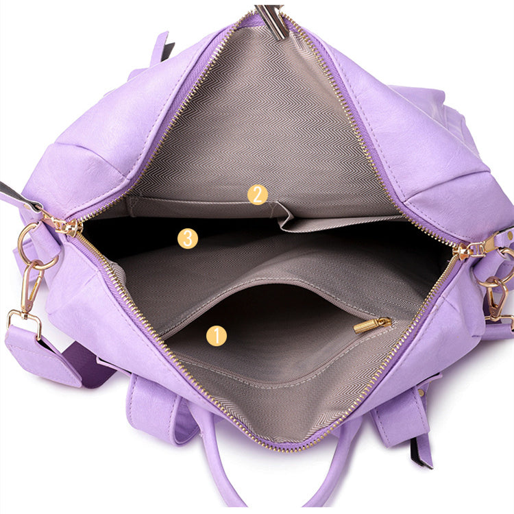 Women Fashion Backpack Purse Macaron Backpack