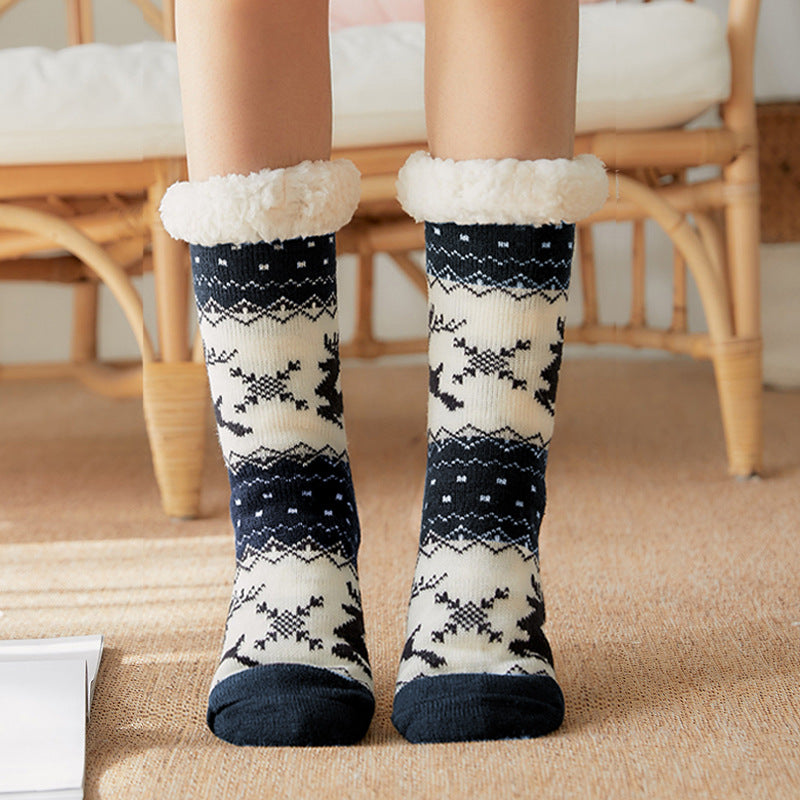 Women Cute Fuzzy Slipper Socks Floor Socks