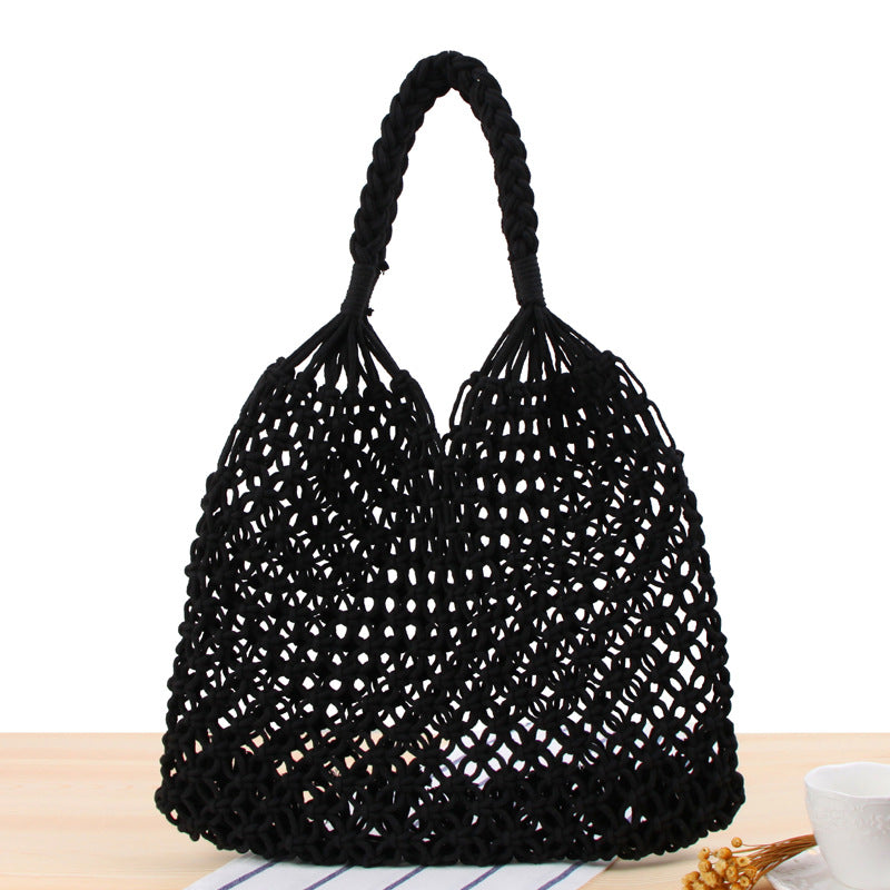 Women's Beach Handbag Woven Tote